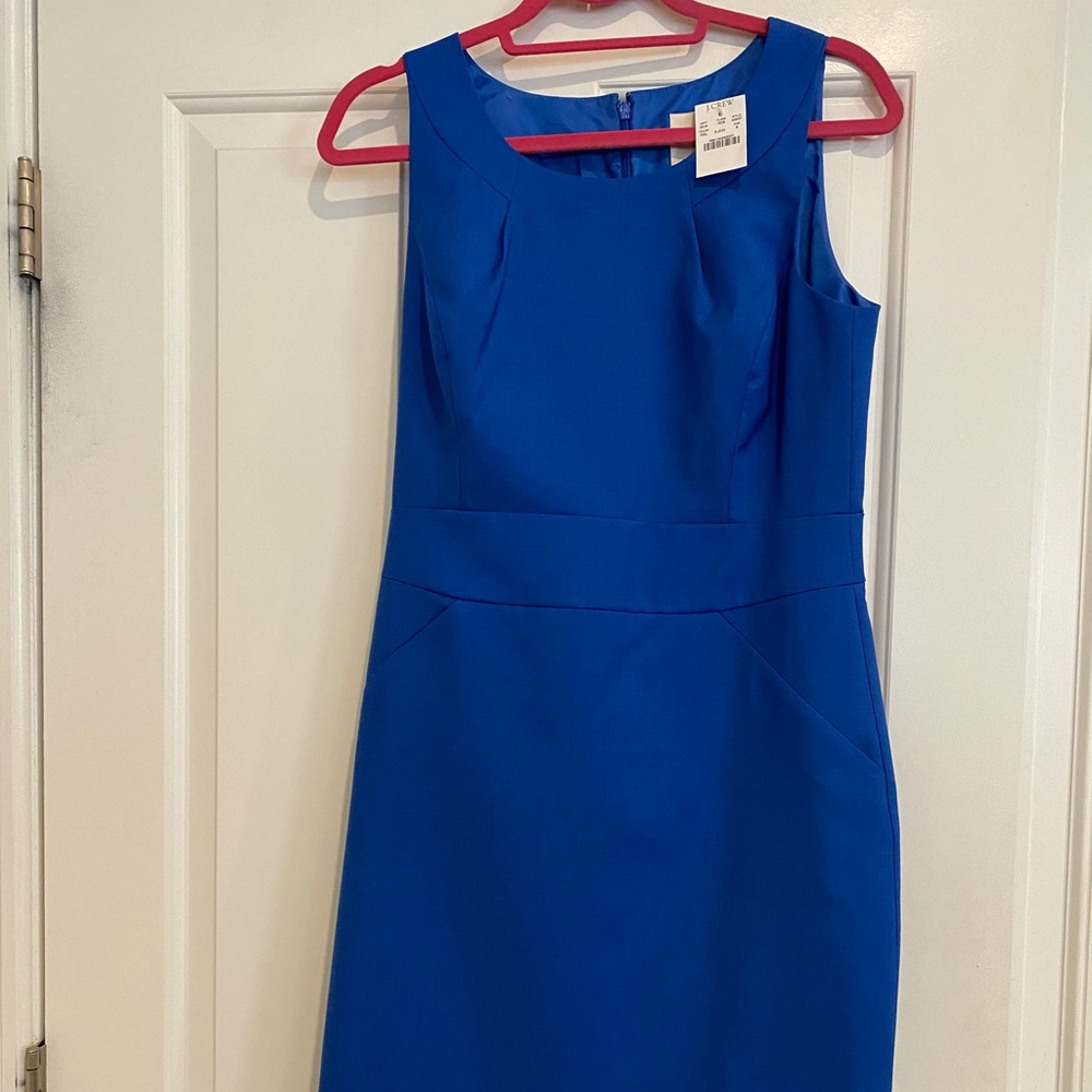 J Crew Royal Blue Work Dress